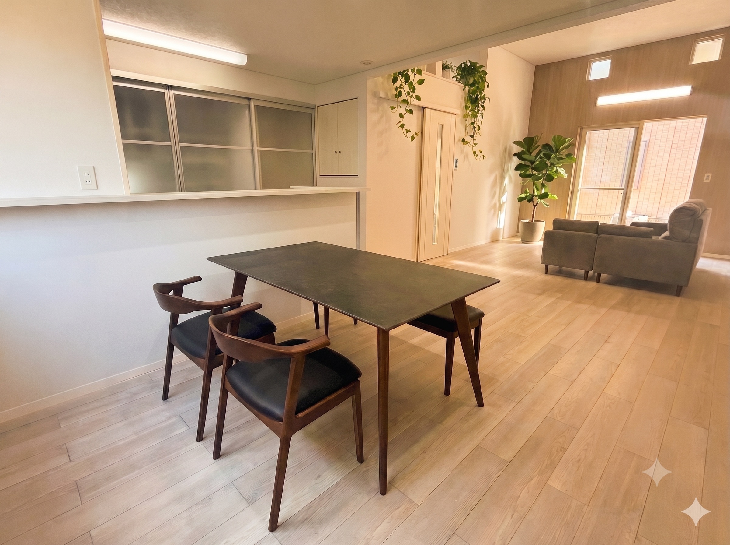 家具付きで、暮らしが見える住まい